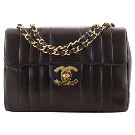 chanel vintage vertical jumbo|pictures of old Chanel purses.